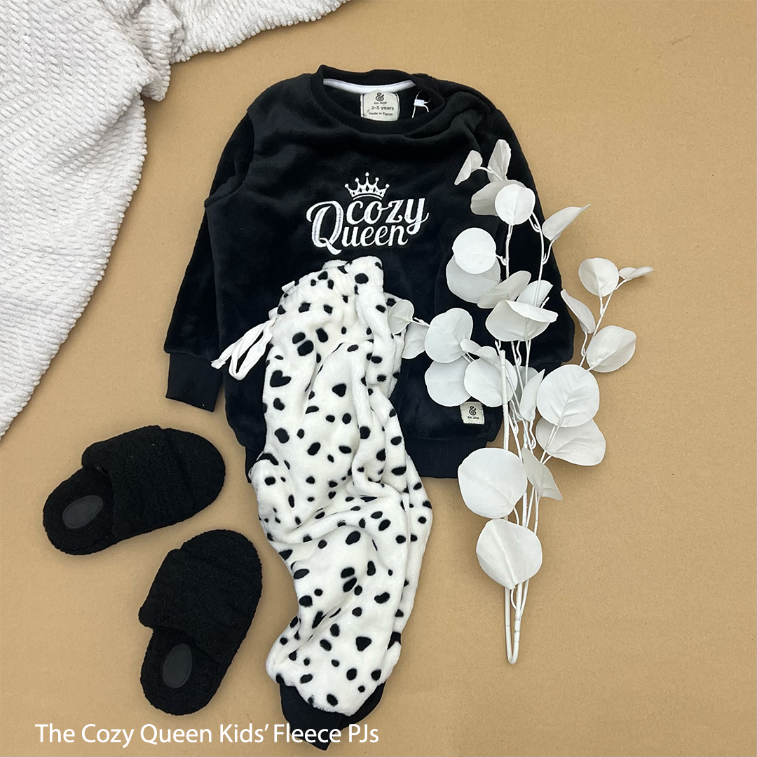 The Cozy Queen Girls Fleece PJs