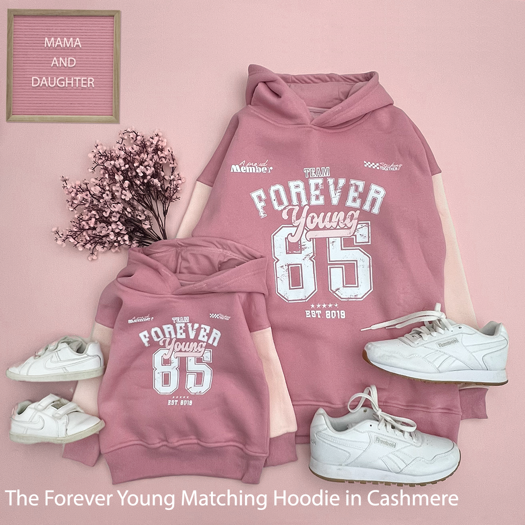 The Forever Young in Pink Women Hoodie (HOODIE ONLY)