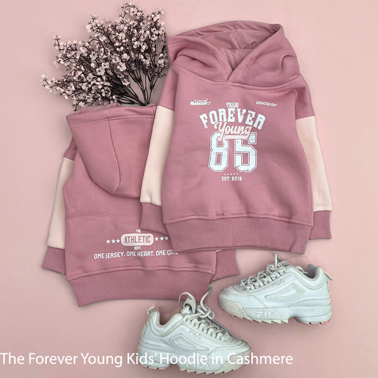 The Forever Young in Pink Girls Hoodie (HOODIE ONLY)
