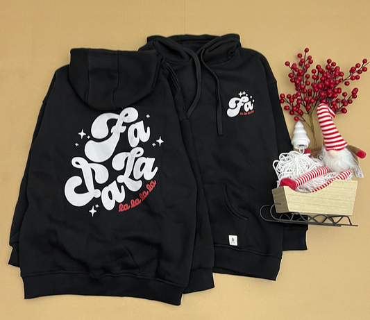 The Black Xmas: Fa La La Adult Hoodie (HOODIE ONLY)