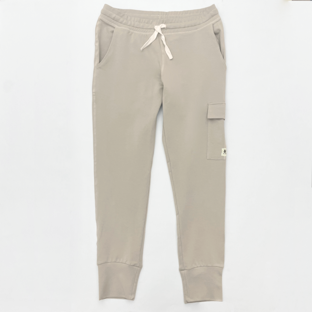 Beige Cargo Women Pants