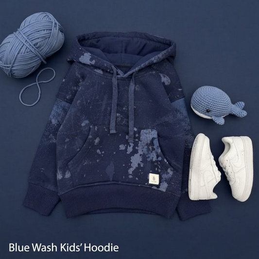 The Blue Wash Kids Hoodie (HOODIE ONLY)
