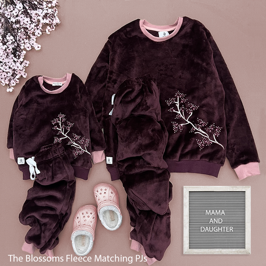 The Blossoms Matching Fleece PJs