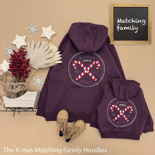 The Candy Cane Matching Family Hoodie