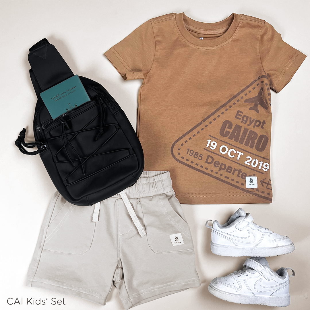 The CAI T-shirt For Boys in Tan