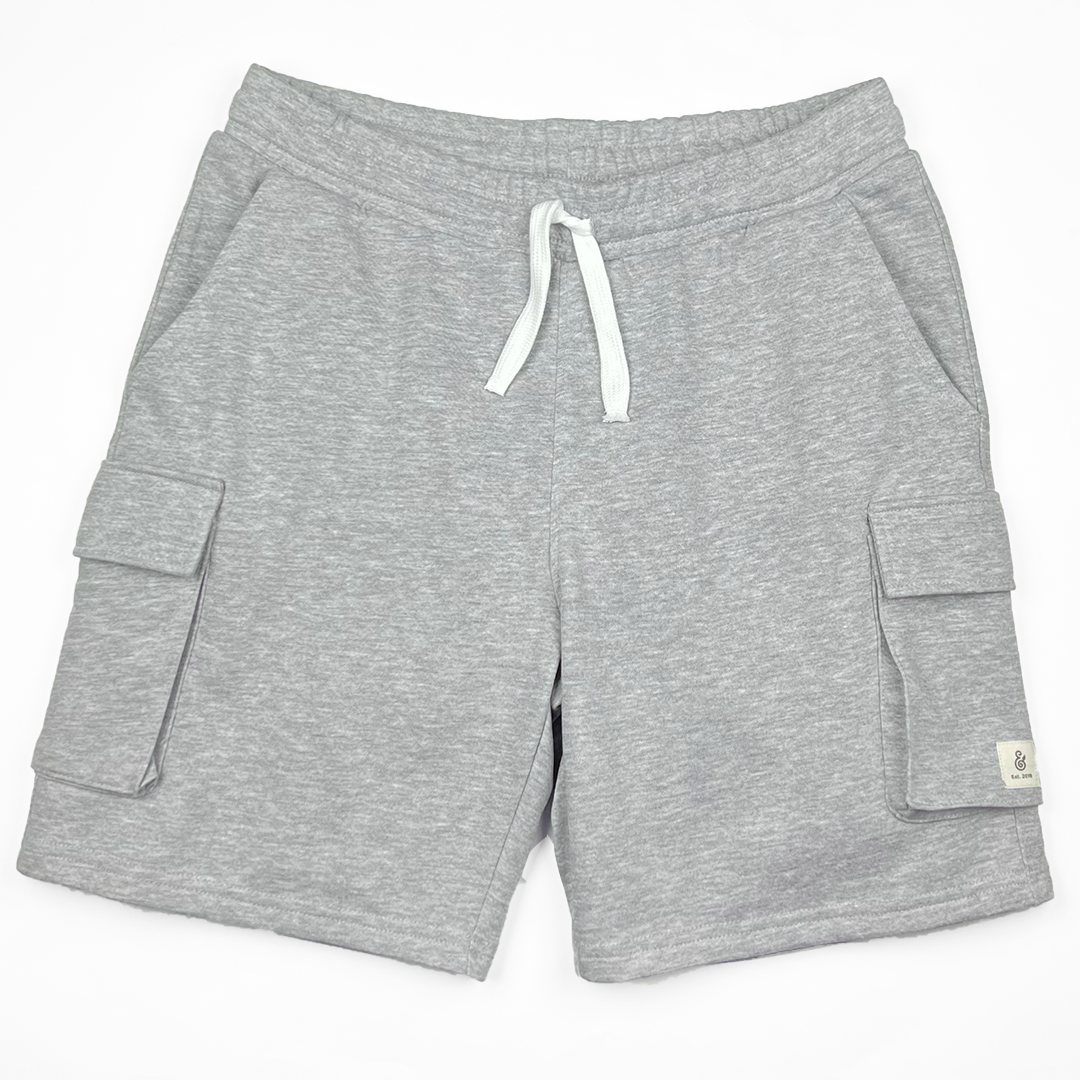 Gray Cargo Men Shorts