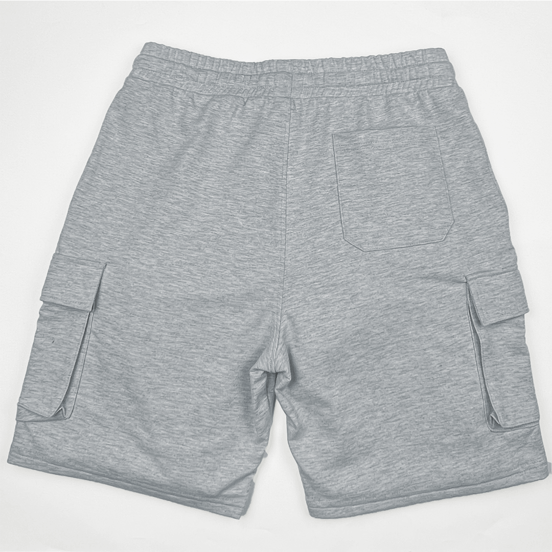 Gray Cargo Men Shorts