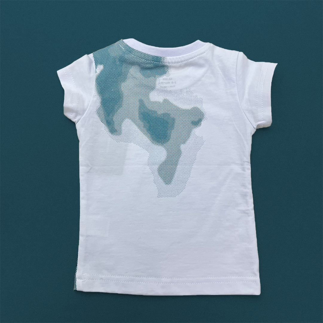 The Waves Set For Baby Boys in White