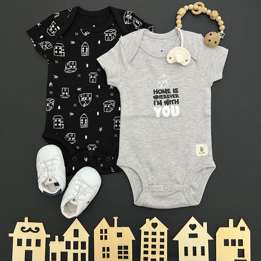 Home Baby Onesies (Set of 2)