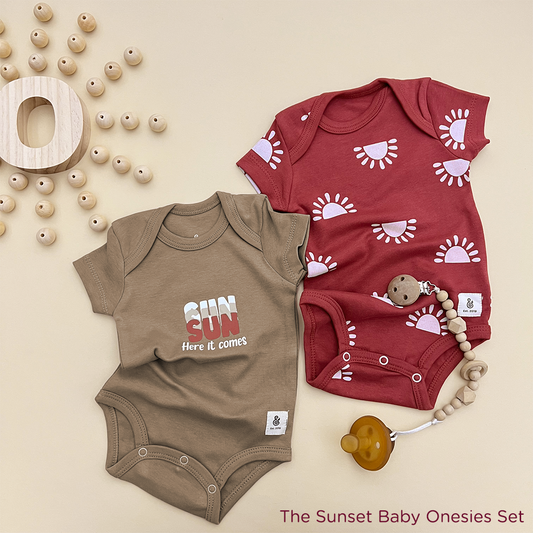 Sunset Baby Onesies (Set of 2)