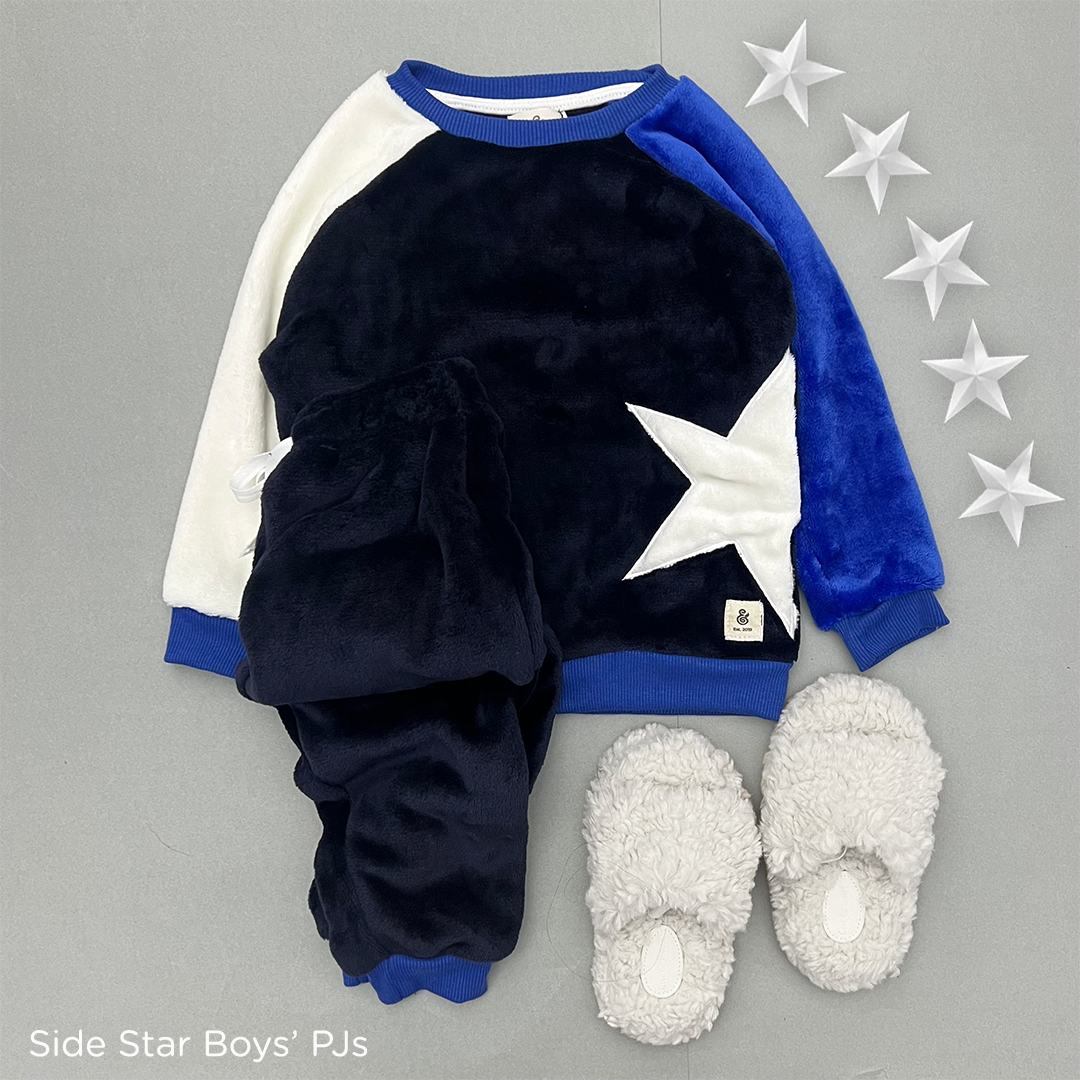 The Side Star Boys Fleece PJs