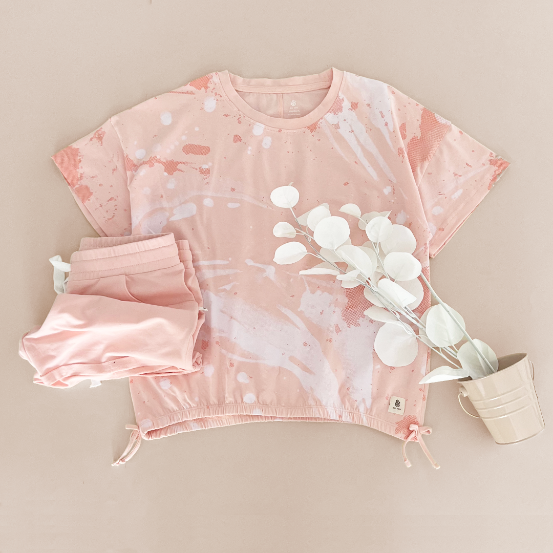 The Splashes Set For Women in Salmon
