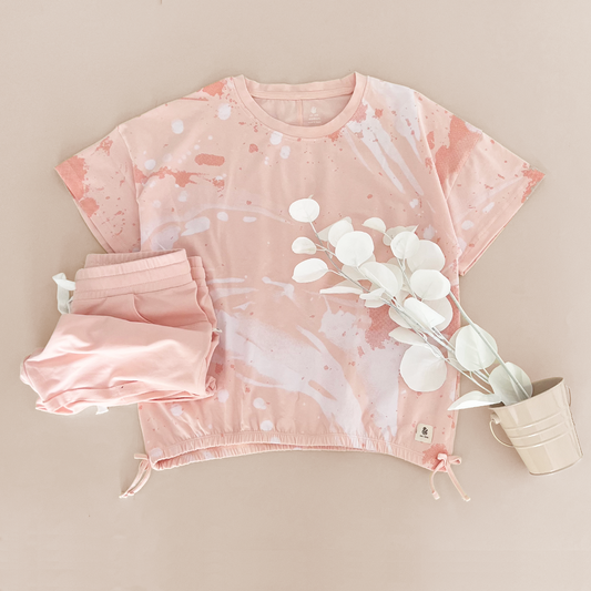 The Splashes Set For Women in Salmon