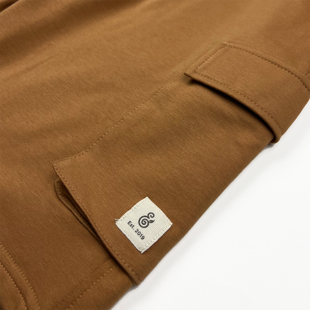 Tan Cargo Men Shorts