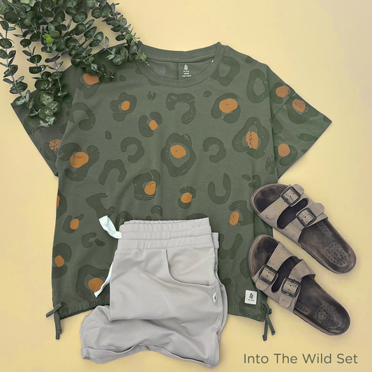 Into The Wild Set For Women in Sage Green