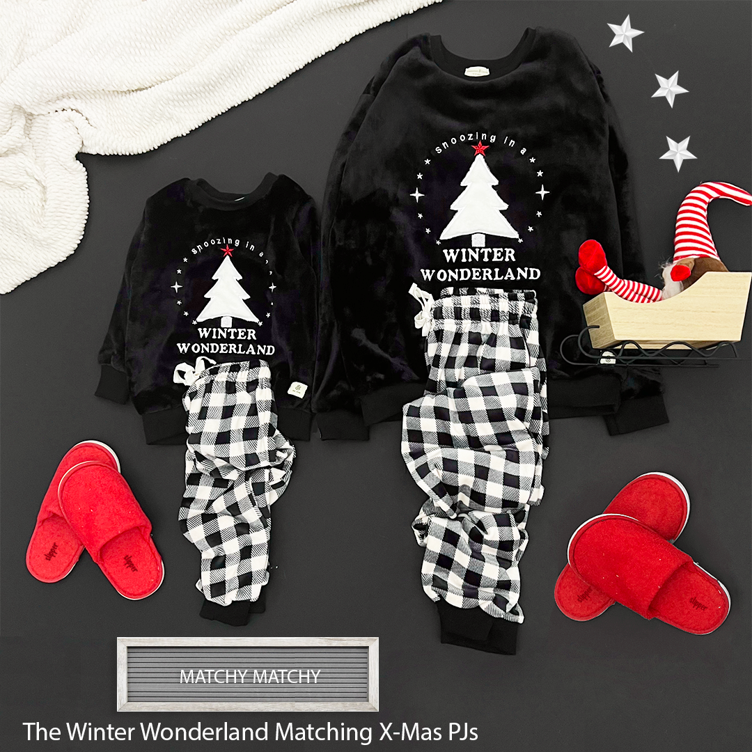 The Winter Wonderland Xmas Adults' Fleece PJs