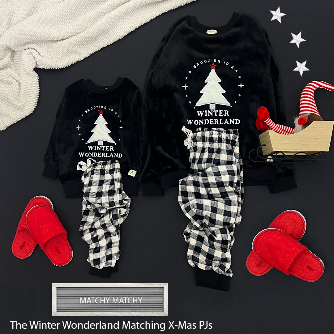 The Winter Wonderland Xmas Kids Fleece PJs