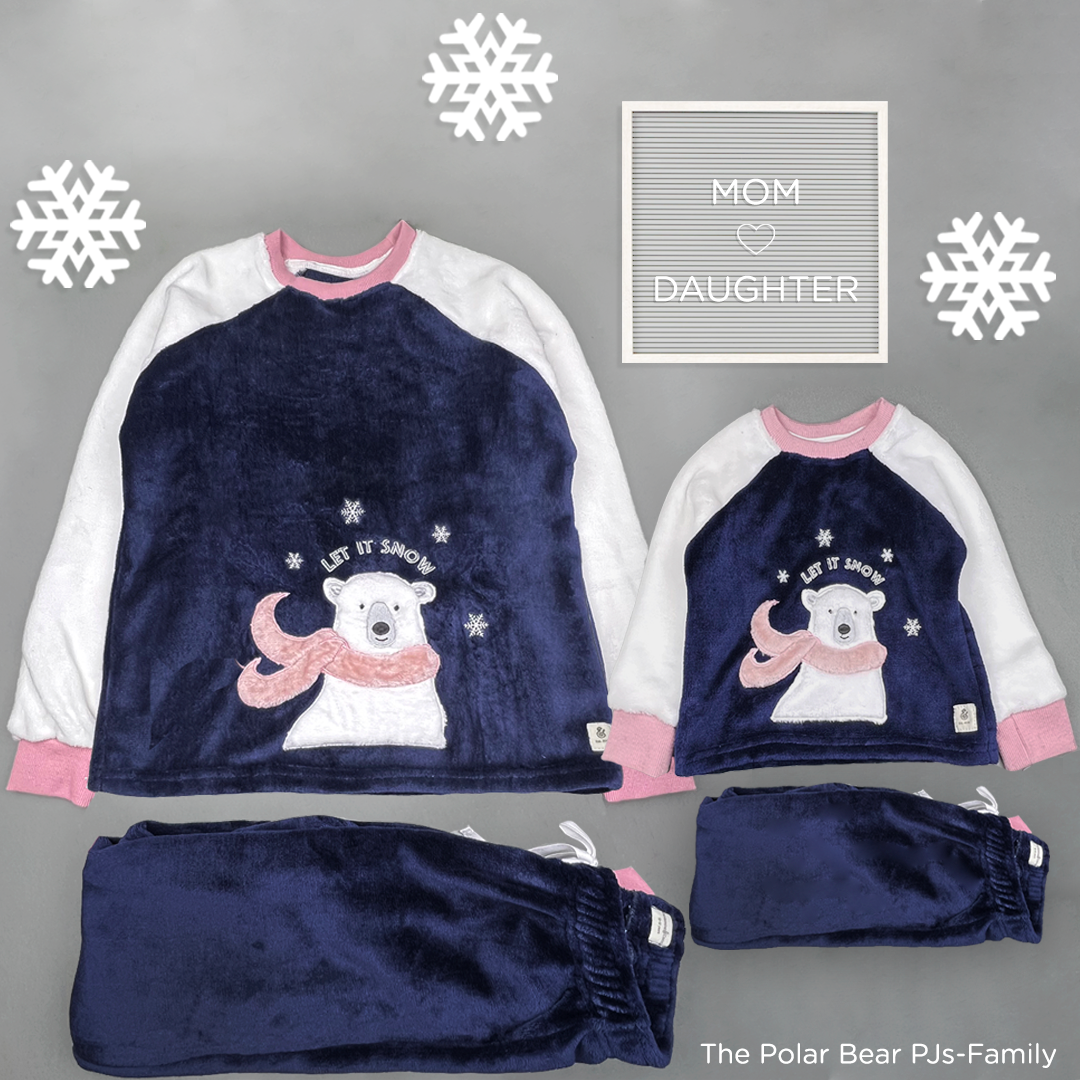 The Polar Bear Women’s PJs in Navy (ADULT PJ ONLY)