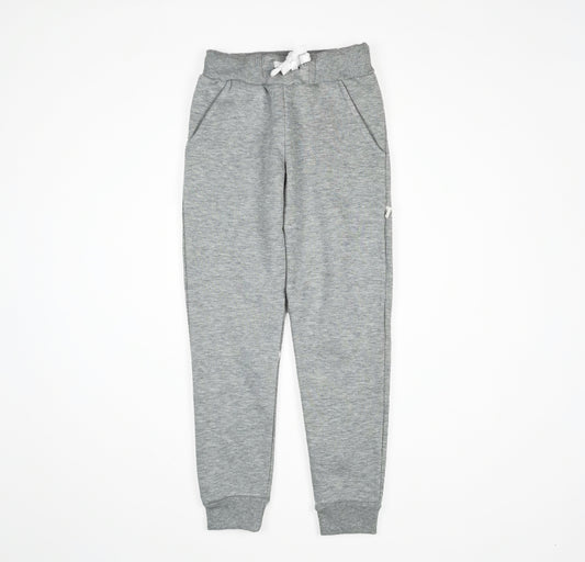 Kids unisex jogger pants in Heather Grey