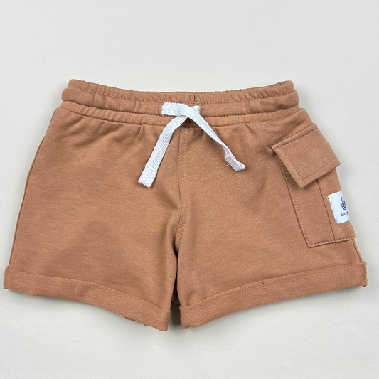 Tan Cargo Girls Shorts ONLY