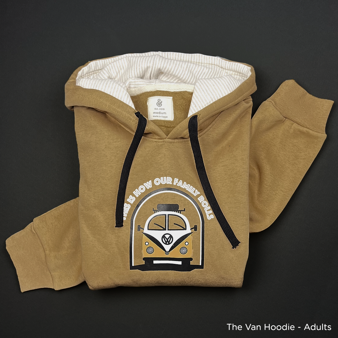 The Van Adult Hoodie in Caramel (HOODIE ONLY)